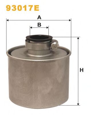 WIX FILTERS 93017e -  Воздушный фильтр, компрессор - подсос воздуха
